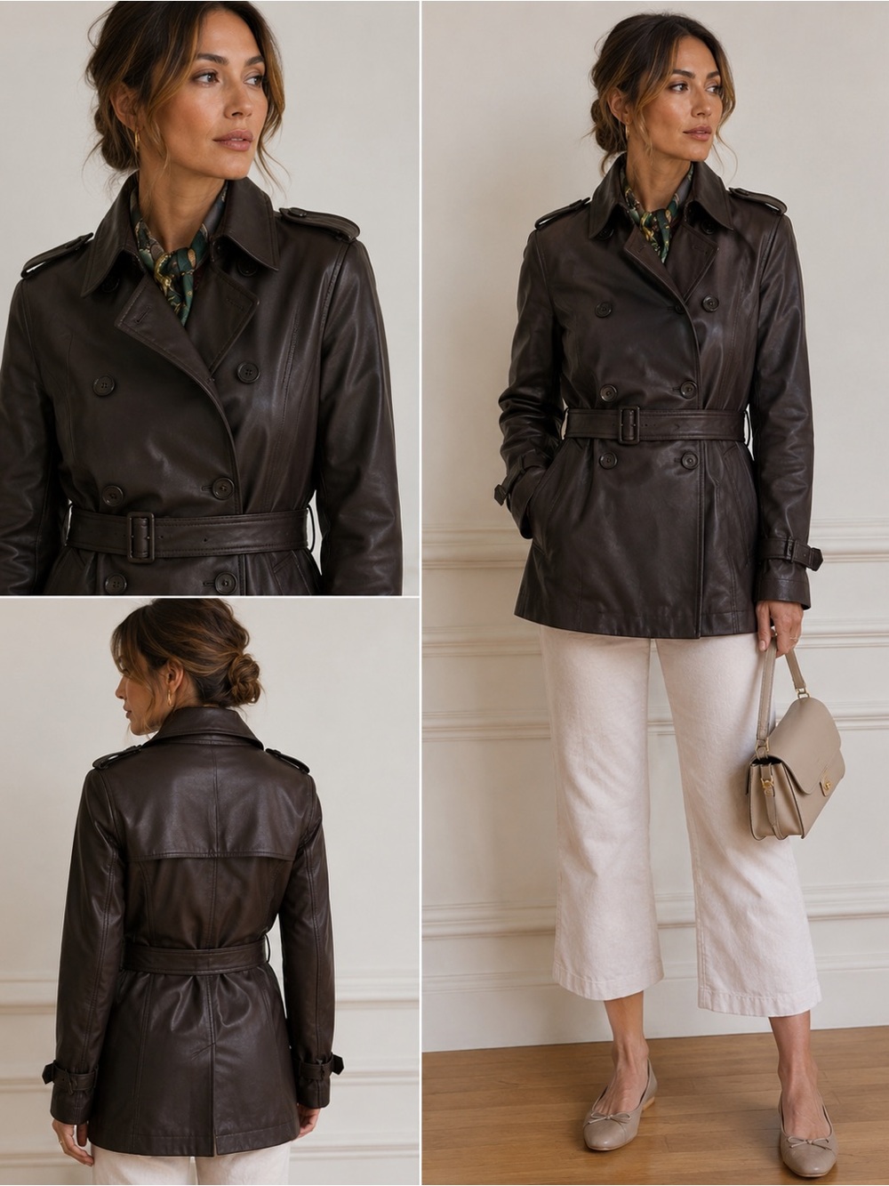 Coach leather jacket.